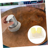 SHOWERORO 2-Pack Pancake Grease Brush Oil Mop Kitchen Oil Spread Replace Fabric Cooking Brush Replace Fabric SHOWERORO