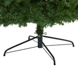 Nearly Natural 10ft. Slim Green Mountain Pine Artificial Christmas Tree with 800 Clear LED Lights Nearly Natural