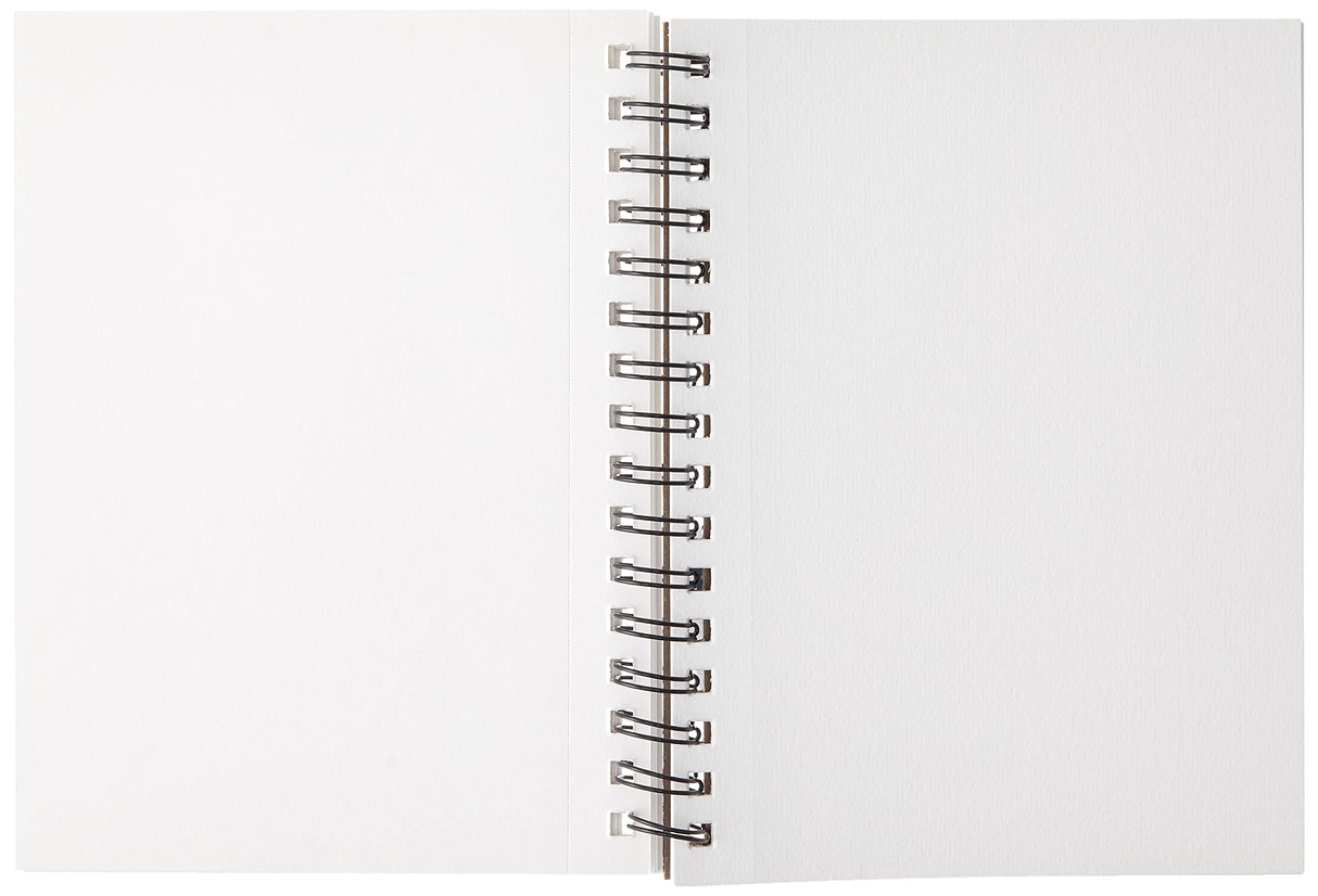 Canson Artist Series Mixed Media Paper, Wirebound Pad, 5.5x8.5 inches, 30 Sheets (138lb/224g) - Artist Paper for Adults and Students - Watercolor, Gouache, Graphite, Ink, Pencil, Marker Canson