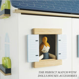 Le Toy Van - Wooden- Sky Doll House - Kids Dream House - 2 Storey with Attic - Fill with Dollhouse Accessories - Suitable for Ages 3+ Le Toy Van