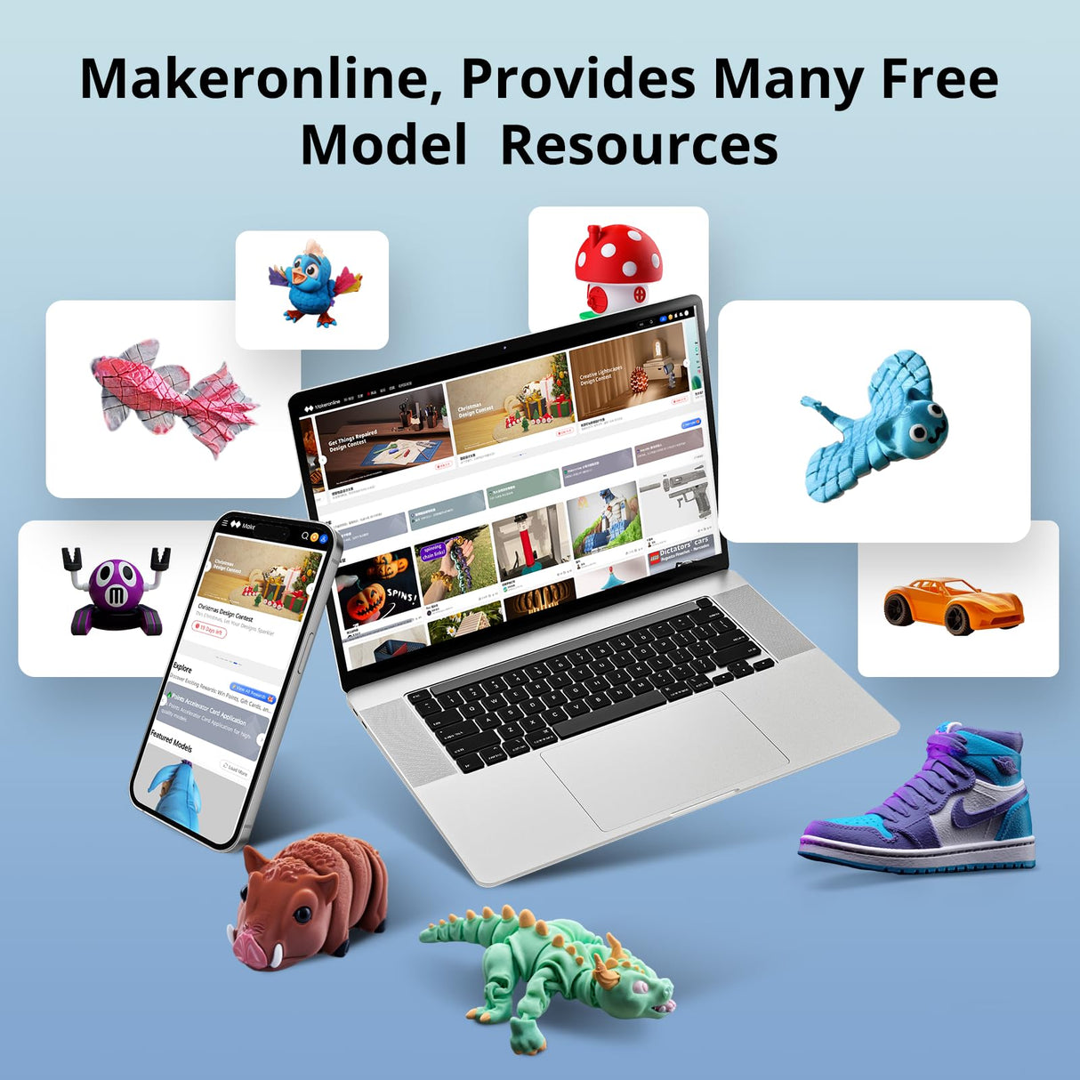 Anycubic Kobra 3 Max 3D Printer Only, Support Multicolor Needs ACE Pro, 600mm/s High-Speed Printing Large 3D Printer, Anycubic Slicer Next & App Upgrade 420 * 420 * 500mm Meet Personalized Demands ANYCUBIC