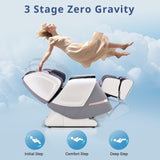 MYNTA 2025 4D Massage Chair for Full Body, Zero Gravity Recliner with 4D+2D Dual Mechanism, Waist & Shawl Heating with Extended SL-Track, Foot & Calf Massager, Music Sync with Hi-Fi Bluetooth Speaker MYNTA