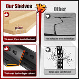 72''H Garage Shelving Heavy Duty 5-Tier Adjustable Storage Shelves Unit,2020 LBS Metal Wood Utility Rack Shelf for Industries, Warehouses, Basement,Black (72'H x 36''W x 16.1''D) LBVSKK