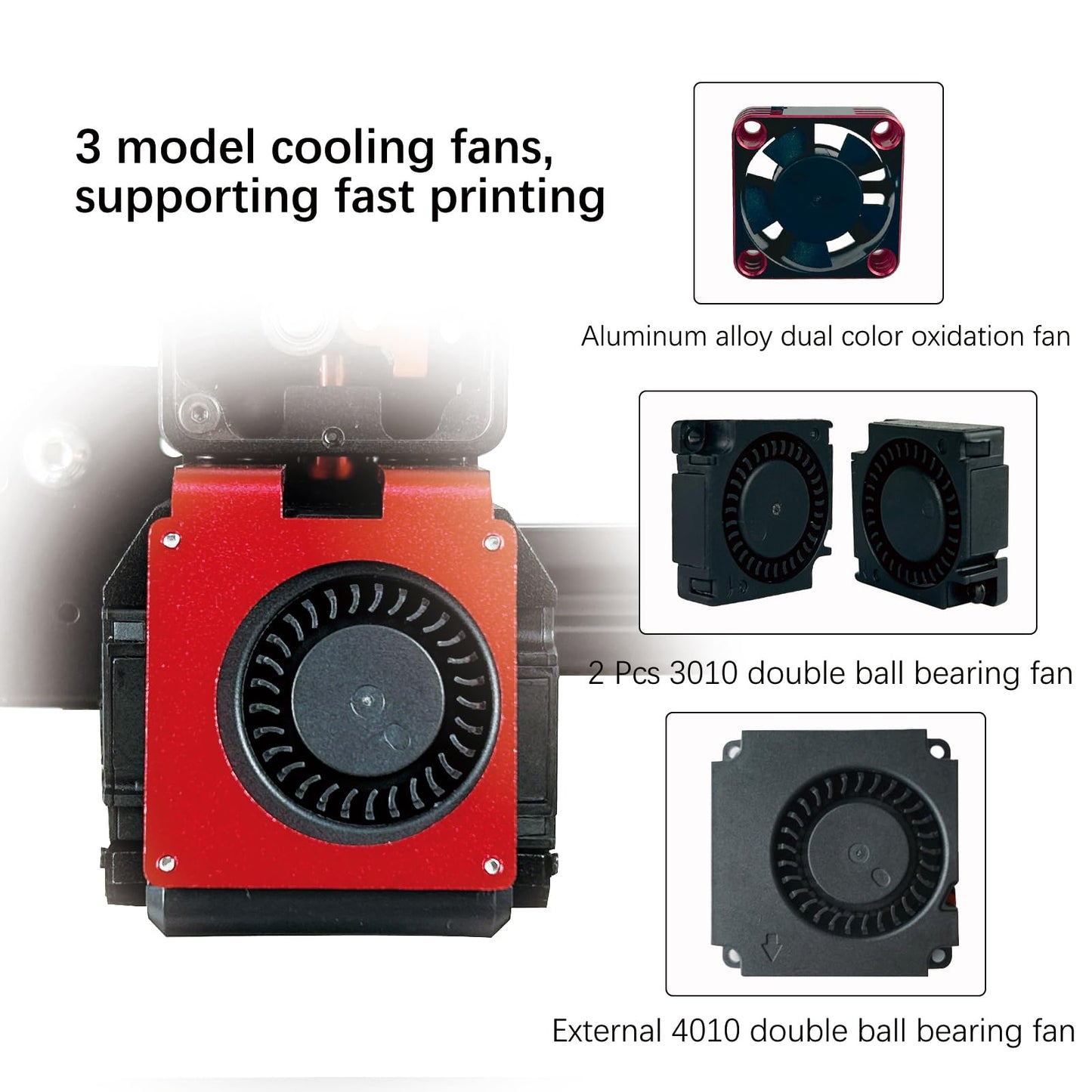 ChowThink Armour V2.0 Direct Drive Extruder with All Metal Structure and Hardened Steel Gear,Dual Gear, Ceramic Heating Block,DLC Nano Coated Bimetal Heatbreak for Ender3,Ender3 V2,Ender3 pro - WoodArtSupply