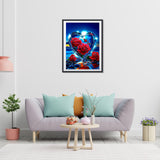 EOBROMD 5D Diamond Art Painting Kits for Adults Beginners Seaside, DIY Rose Kits for Adults, Full Round Drill Diamond Dot Gem Art Kits Home Wall Decor 12x16inch EOBROMD