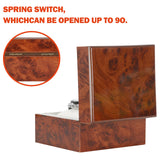 BAOPEND Wooden Single Watch Gift Box with Pillow, Wood Wristwatch Wrist Watch Case Storage Box for Christmas, Birthdays, Anniversary (Wood Color A) BAOPEND