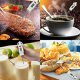 allsun Digital Meat Thermometer with Stainless Steel Probe, High Precision °C/°F Cooking Thermometer for Kitchen, Food & Home Use allsun