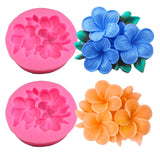 Wehous 2PCS Flower Silicone Mold 3D Cute Flower Resin Candle Molds for Candle Making Silicone Fondant Chocolate Cake Decorating Mold Candle Soap Wax Resin Concrete Clay Casting Craft Mould Wehous