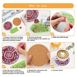 Muzagroo Art Van Gogh Diamond Painting Coasters Kits with Holder Diamond Art Coaster Kits for Beginners Diamond Paintings Kits for Adults Stress-reducing Handicrafts Paint by Diamond 8 PCS (Van Gogh) Muzagroo Art