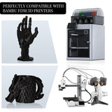 Carbon Fiber PETG Filament 1.75 mm, TINMORRY PETG CF 3D Printer Filament, Compatible with Bambu LAB, Creality K1C, QIDI MAX3, FLASHFORGE Adventurer 5M, Prusa MK4 FDM 3D Printer, 1 KG 1 Spool, Black TINMORRY