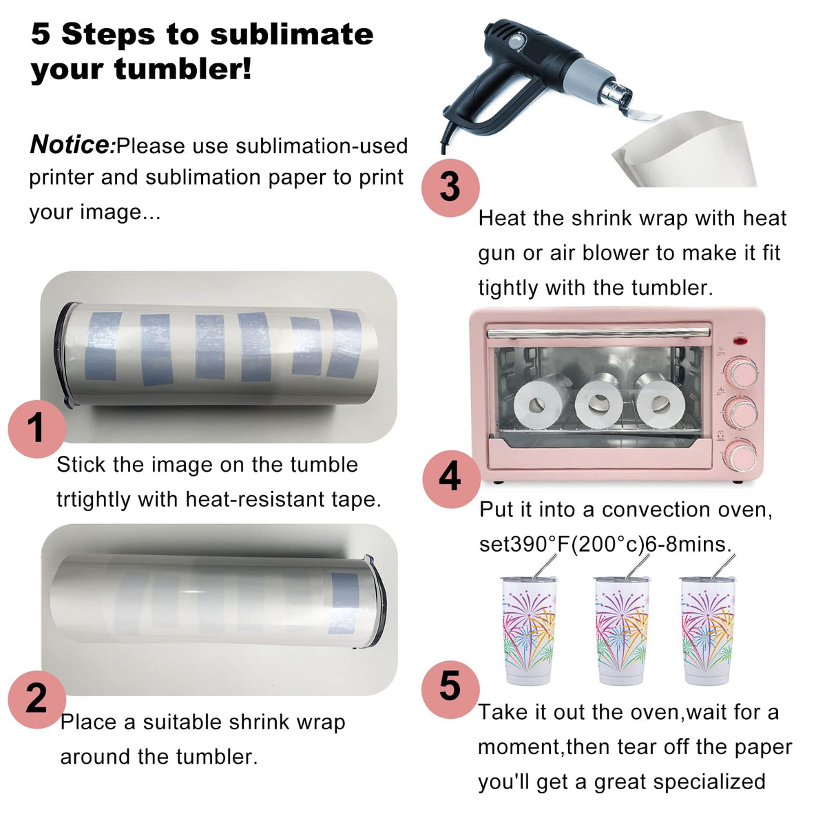 KAVIAT Sublimation Oven Machine with Heat Tape,Gloves,1500W 22L 110V Convection Oven for Sublimation Blanks Mugs Tumblers,Water Bottles,Cups Bulk Sublimation Printing KAVIAT