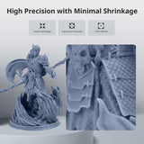 ANYCUBIC ABS-Like 3D Printer Resin Pro 2, Stronger and Tougher, High Precision and Long-Lasting, Low Odor, Wide Compatibility for All LCD Resin 3D Printers (Grey+Grey, 2kg) ANYCUBIC