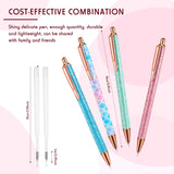 Epakh Writing Instrument Stainless Steel Weeding Pen, 4 Piece, Retractable, Air Release, Bubble Removal, DIY Craft Project, Bright Color Epakh