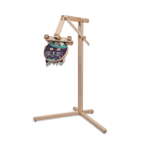 Needlework Floor-Standing Type Stand Made of Natural Organic Beech Wood Tapestry Cross Stitch Embroidery Frame Holder AllAboutEmbroideryUA