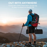 PioneerWorks Hammock Stand, Steel Hammock Frame Heavy Duty 550 LBS Capacity 2Person, Fits Hammocks 9 to 14 Ft, Portable Hammock Rack Adjustable Universal for Indoor Outdoor Backyard Camping Use PioneerWorks