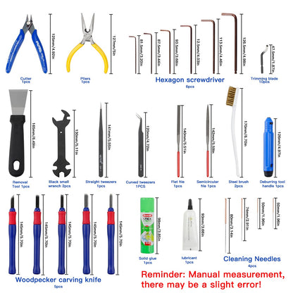 Imdinnogo BCZAMD 39Pcs 3D Printer Tools Kit includes Resin Removal Cleaning Deburring Tool Sanding and Hotend Disassembly Multi-Purpose Tool, 3D Printer Accessories Kit for Trimming and Finis - WoodArtSupply