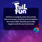 Skillmatics Foil Fun - Card Making Set, No Mess Art for Kids, Craft Kits & Supplies, DIY Creative Activity, Gifts for Girls & Boys Ages 4, 5, 6, 7, 8, 9 Skillmatics