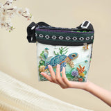 5D Diamond Painting Shoulder Bag – DIY Sea Turtle Design with Special Shaped Crystals, Partial Drill Diamond Art Bag Craft Kit for Adults, Stylish Handmade Crossbody Tote for Everyday Use & Gifts antor