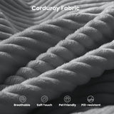 JUIKURY Folding Sofa Bed, Convertible Sleeper Chair with Pilow Foldable Matress, 2 in 1 Pull Out Loveseat Sofa Portable Fold Out Chair Bed Comfy Floor Couch Lounge for Living Room Bedroom,Grey,Full JUIKURY