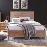 Grain Wood Furniture Montauk Solid Wood Bed, Full Size, Rustic Walnut Grain Wood Furniture