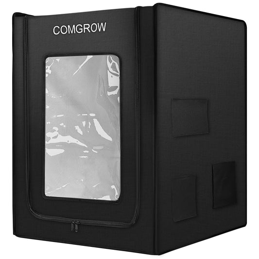 Comgrow 3D Printer Enclosure, 3D Printing Fireproof and Dustproof Tent for Ender 3/Ender 3V3/Ender 3V3 SE/Ender 3 S1 Pro, Constant Temperature 3D Printer Cover 21.65x25.59x29.53 inches - WoodArtSupply