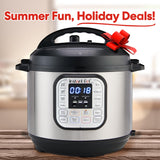 Instant Pot Duo 7-in-1 Electric Pressure Cooker, Slow Cooker, Rice Cooker, Steamer, Sauté, Yogurt Maker, Warmer & Sterilizer, Includes App With Over 800 Recipes, Stainless Steel, 6 Quart Instant Pot