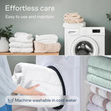 Cloud-Like Twin Mattress Topper - 100% Cotton Top Mattress Pad for Back Pain Relief - Breathable & Naturally Cooling for Hot Sleepers Niagara Sleep Solution