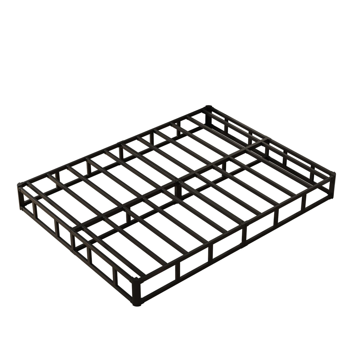 Maenizi 9 Inch Full Size Box Spring, Heavy Duty Metal Box Spring Bed Base with Fabric Cover, Mattress Foundation, Easy Assembly, Noise Free, Black Maenizi