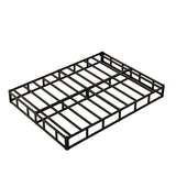 Maenizi 9 Inch Full Size Box Spring, Heavy Duty Metal Box Spring Bed Base with Fabric Cover, Mattress Foundation, Easy Assembly, Noise Free, Black Maenizi