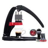 Flair Espresso Maker - Classic with Pressure Kit: Manual Lever Espresso Machine with Stainless Steel Tamper, Pressure Gauge and Carrying Case Flair