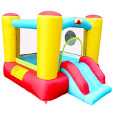 WELLFUNTIME Inflatable Bounce House Slide, Kids Jumping Castle with Blower, 100x77x63 Inch Bouncy Castle WELLFUNTIME
