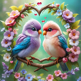 Legrace Bird Diamond Art Painting Kits for Adults - Full Drill Diamond Dots Paintings for Beginners, Round 5D Paint with Diamonds Pictures Gem Art Painting Kits DIY Adult Crafts Kits 14x14inch Legrace