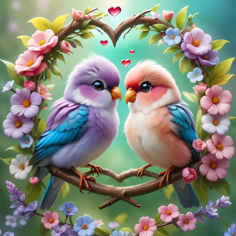 Legrace Bird Diamond Art Painting Kits for Adults - Full Drill Diamond Dots Paintings for Beginners, Round 5D Paint with Diamonds Pictures Gem Art Painting Kits DIY Adult Crafts Kits 14x14inch Legrace