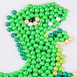 Labeol Diamond Art Kits for Kids Boys and Girls Ages 6-8-10-12 Easy to DIY Creative Diamond Art Sticker Craft by Numbers Kits for Kids and Adult Beginners (Dinosaur) Labeol