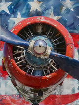 KZKZXA Airplane Diamond Painting Kits for Adults, Airplane 5D DIY Diamond Art Kits Full Drill Diamond for Gift Wall Decor Gem Arts 12x16 inch KZKZXA