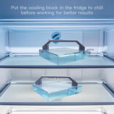 HTV Cooling Block for Vinyl with Handle, 4.7" x 4.7" Heat Absorbing Area, Designed to Provide Fast and Efficient Cooling for Sublimation HTV, DTF Film, Heat Transfer Vinyl and Heat Transfer Paper WoodArtSupply