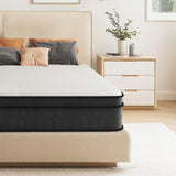 Crayan Queen Mattress, 10 Inch Hybrid Memory Foam Mattresses in a Box with Individual Pocket Spring for Motion Isolation & Silent Sleep, CertiPUR-US Crayan