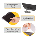 Mr. Pen- Adhesive Magnetic Sheets, 8" x 10", 4 Pack, Magnetic Sheet, Magnetic Paper, Magnet Paper Sheets, Magnetic Sheets with Adhesive Backing, Flexible Magnetic Sheet, Photo Magnets, Magnet Sheet Mr. Pen
