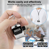 Decymis 2 Pack Clicker Counter, Metal Hand Tally Counter Clicker, 4 Digit Mechanical Palm Click Counter for Counting Numbers, Coaching, Sports Events Decymis