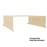 Alion Home Custom HDPE Permeable Canopy Sun Shade Cover Replacement with Rod Pockets for Pergola (16' x 9', Banha Beige) Alion Home