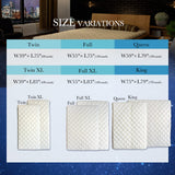 FULI Japanese futon Mattress, Foldable Japanese Floor Mattress, Japanese Floor Bed, Foldable Mattress, Futon Mattress, Made in Japan (White, Twin) FULI