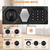 6.5 Cub Extra Large Home Safes Water and Fireproof, Anti-theft Safe Box with Removable Shelf, Digital Fire Proof Safe for Home Money Jewelry Valuables RXUJYC