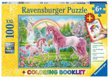 Ravensburger Magical Unicorns 100 Piece XXL Jigsaw Puzzle for Kids – 13698 | Unique, Pieces | Anti-Glare Surface | FSC Certified, Eco-Friendly | Makes a Great Gift for Ages 4 and Up Ravensburger