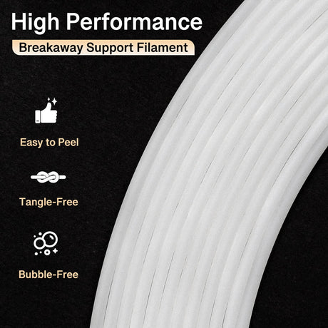 YXPolyer Breakaway 50g 1.75mm Polymer Blend 3D Printing Support Filament for ABS ASA Nylon PC PETG yxpolyer