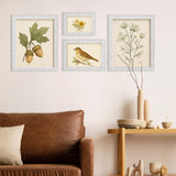 puthiac 8x10 Rustic Picture Frame, Farmhouse Distressed Wood Photo Frame, Shatterproof Acrylic Front, Wall & Tabletop, Vertical/Horizontal, Vintage Art Print Included – Distressed White puthiac