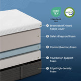 Rolanstar Full Size Mattress 10 Inch, Gel Memory Foam Mattress for Pressure Relief, Fiberglass-Free Comfort Mattress in a Box, Medium Firm Mattres for Kids, CertiPUR-US Certified, White Rolanstar