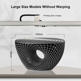 YOUSU ABS+ Filament 1.75mm, 3D Printer Filament ABS Plus, 3KG Spool (6.6 LBS) 3D Printing Filament for 3D Printers,Black Yousu