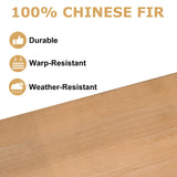 PetsCosset 8x2Ft Raised Garden Bed – Planter Box for Outdoor Plants, Fir Wood Garden Beds for Vegetable, Herb, and Flower Cultivation – Easy Assemble PetsCosset