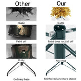 Maylai 27.6 inch Large Christmas Tree Stand for Artificial Trees, Folding Christmas Tree Base for 3 Ft to 9 Ft Artificial Trees, Fits 0.5-1.25 Inch Tree Pole,(Green) Maylai