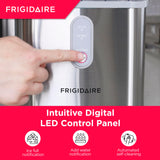 Frigidaire Countertop Crunchy Chewable Nugget Ice Maker, Compact, 33lbs per Day, Metallic Finish Frigidaire